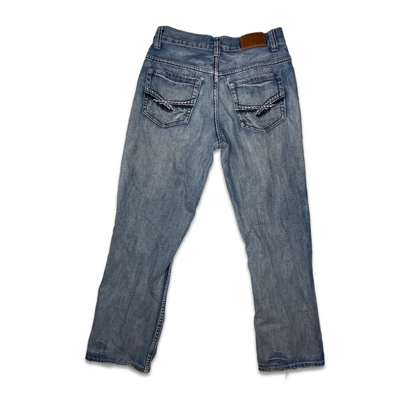 Bailey’s Point Straight Leg Light Blue Washed Jeans - Picture 4 of 5
